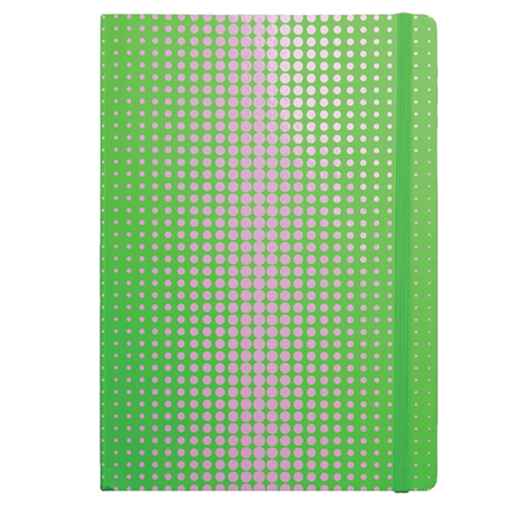 Notizbuch A4 Tec green-pink main product photo