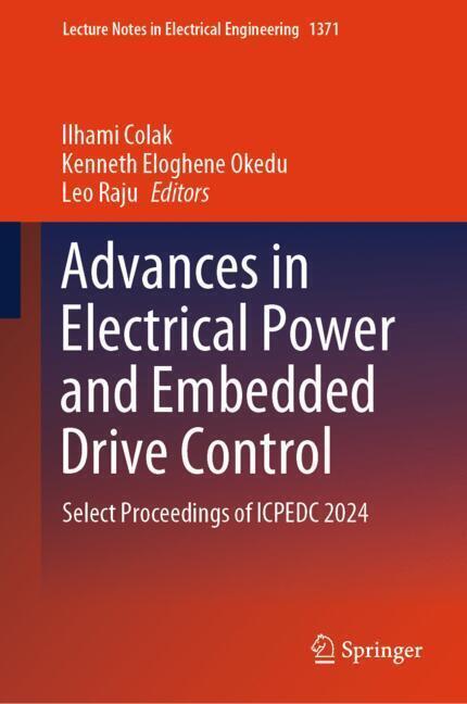 Advances in Electrical Power and Embedded Drive Control main product photo