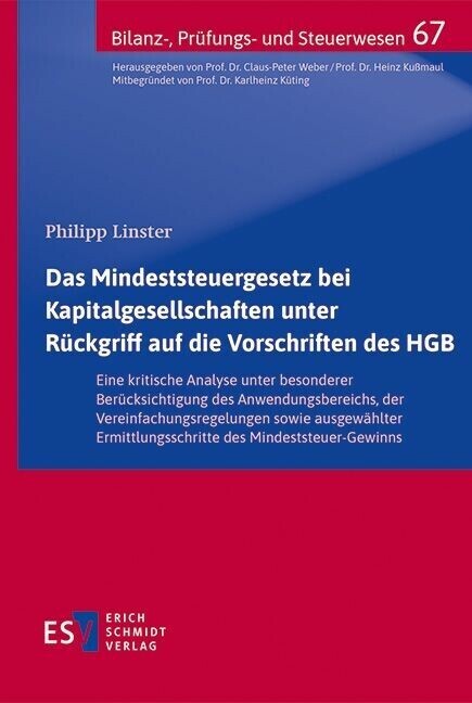 Das Mindeststeuergesetz bei Kapitalgesellschaften unter Rückgriff auf die Vorschriften des HGB main product photo