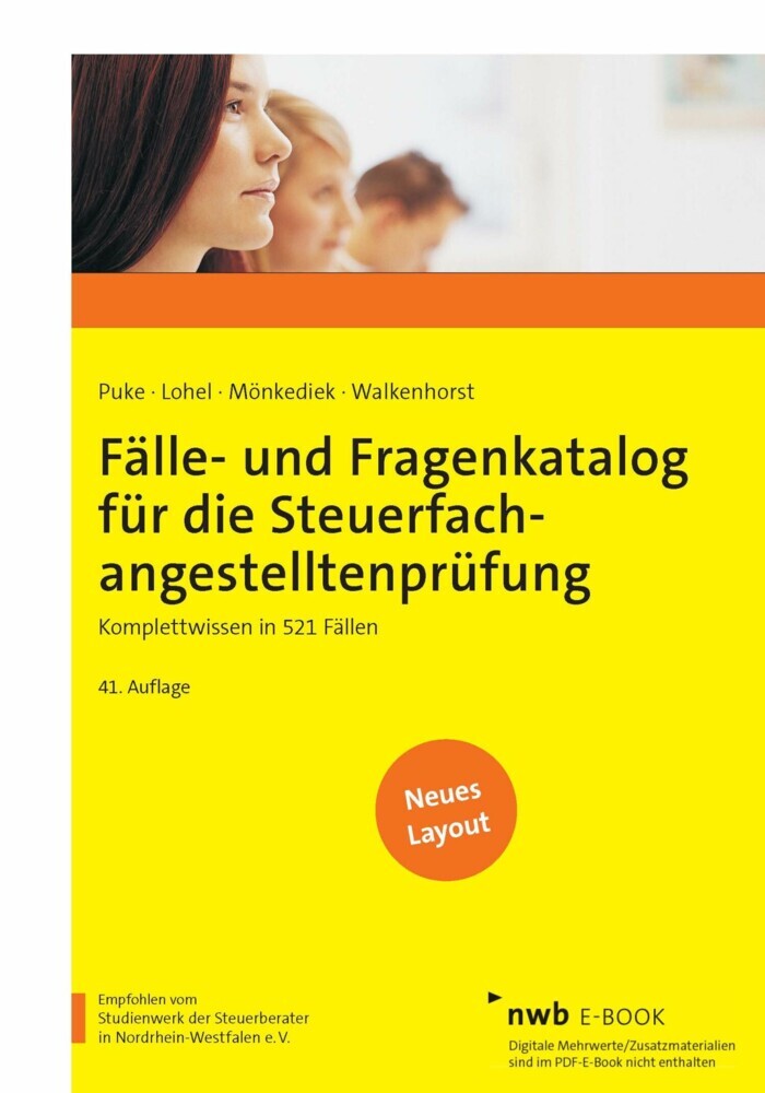 Fälle- und Fragenkatalog für die Steuerfachangestelltenprüfung main product photo