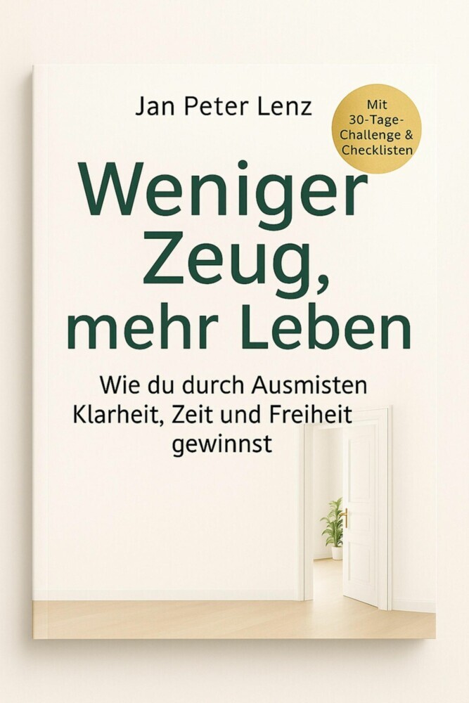 'Weniger Zeug, mehr Leben: Wie du durch Ausmisten Klarheit, Zeit und Freiheit gewinnst' main product photo