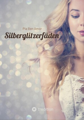 Silberglitzerfäden
