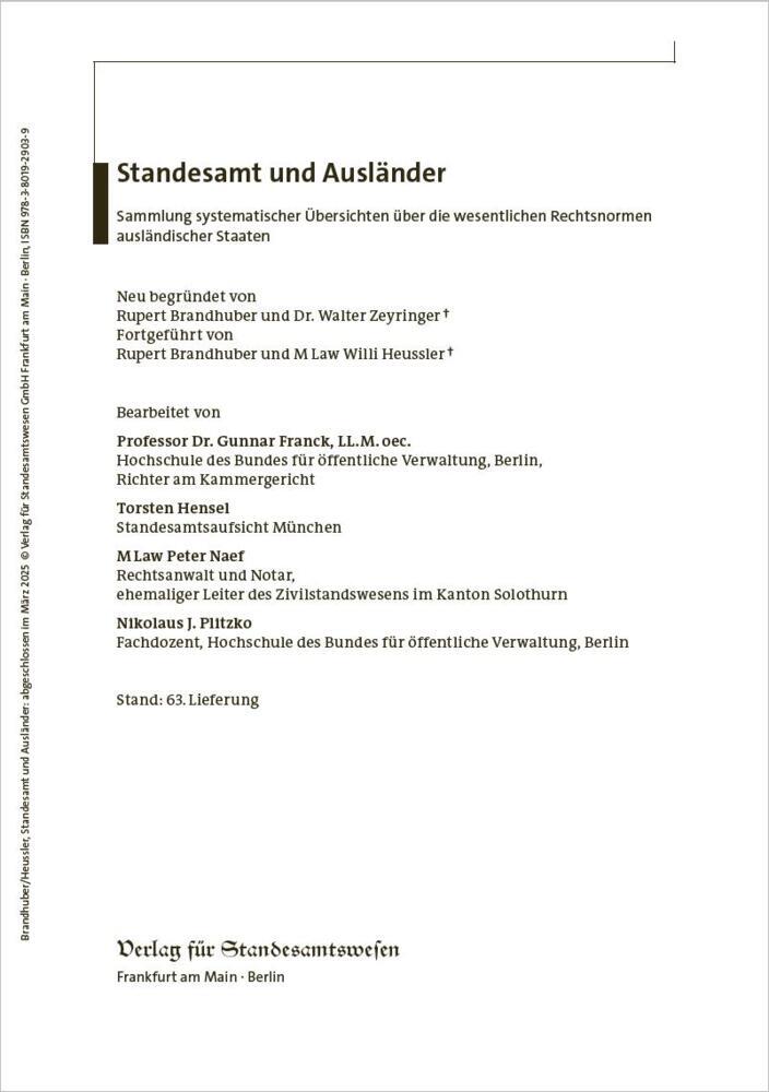 Standesamt und Ausländer main product photo