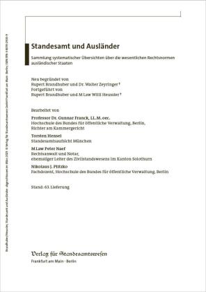 Standesamt und Ausländer