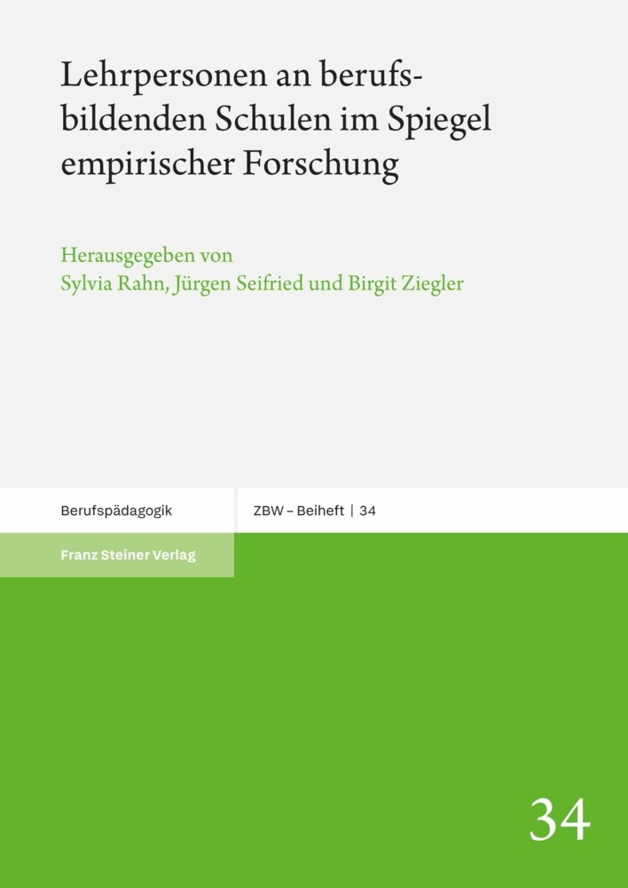 Lehrpersonen an berufsbildenden Schulen im Spiegel empirischer Forschung main product photo