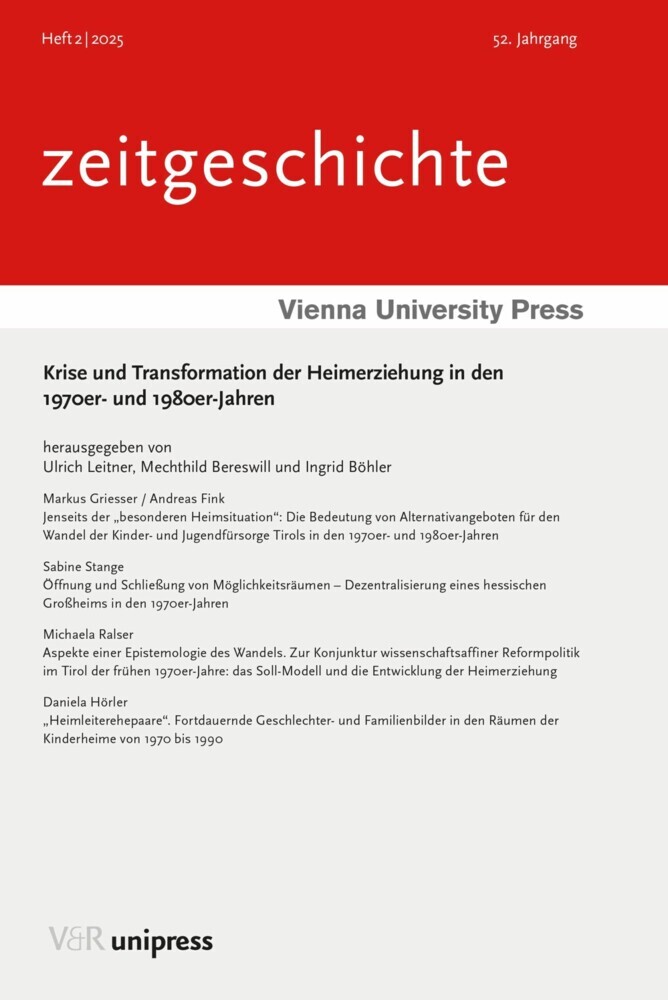Krise und Transformation der Heimerziehung in den 1970er- und 1980er-Jahren main product photo