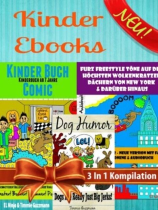 Kinder Ebooks: Lustige Kinder Bilderbücher und Kinderwitze - Comic Romane - Comic für Kinder - Für Kinder ab 6 (Bestseller Kinder): 3 In 1 Comic Für Kinder Box Set Kompilation