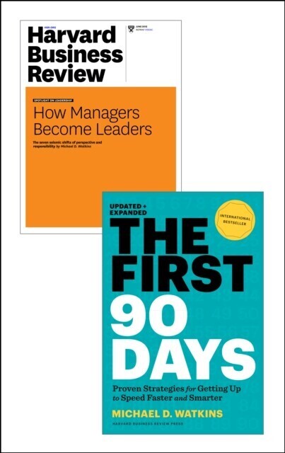 First 90 Days with Harvard Business Review article "e;How Managers Become Leaders"e; (2 Items) main product photo