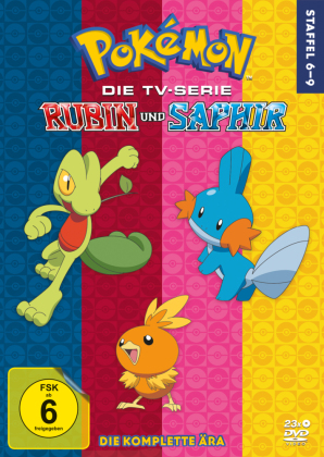 Pokémon - Die TV-Serie: Rubin und Saphir. Staffel.6-9, 23 DVD