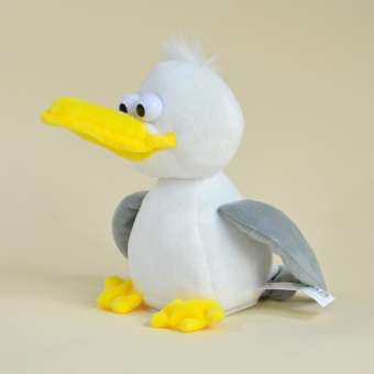 Laber Möwe, sprechendes Kuscheltier
