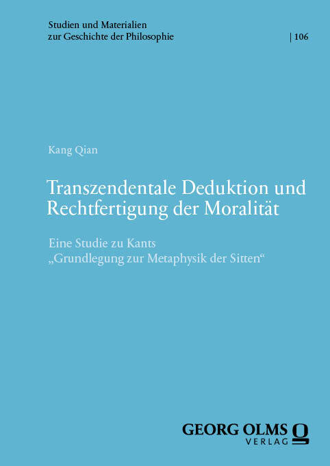 Transzendentale Deduktion und Rechtfertigung der Moralität main product photo