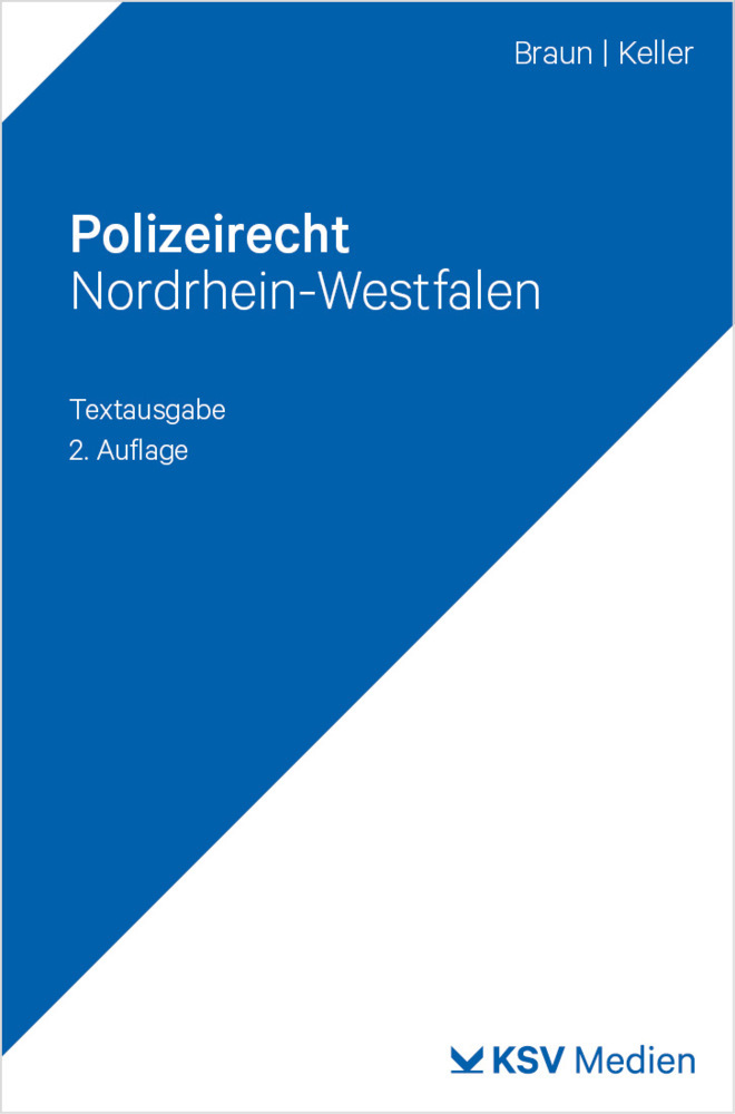 Polizeirecht Nordrhein-Westfalen main product photo