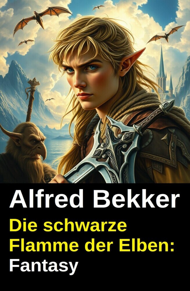 Die schwarze Flamme der Elben: Fantasy main product photo