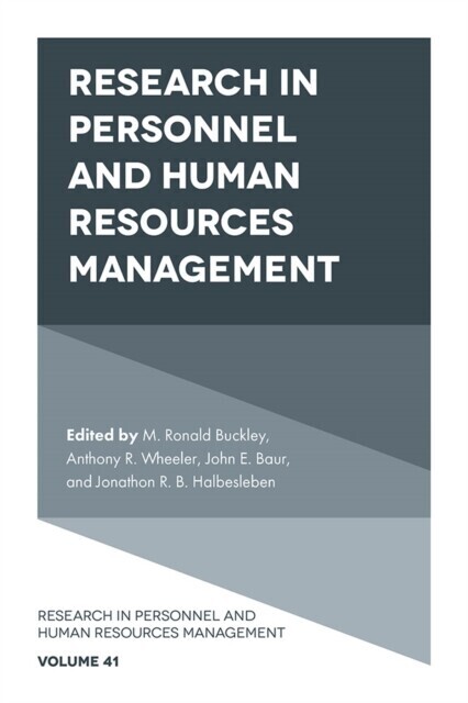 Research in Personnel and Human Resources Management main product photo
