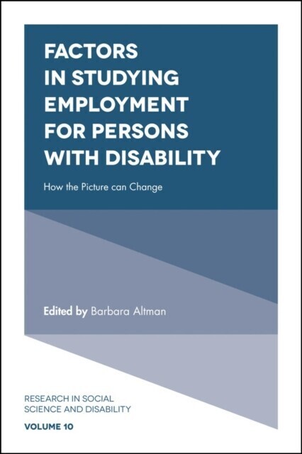 Factors in Studying Employment for Persons with Disability main product photo