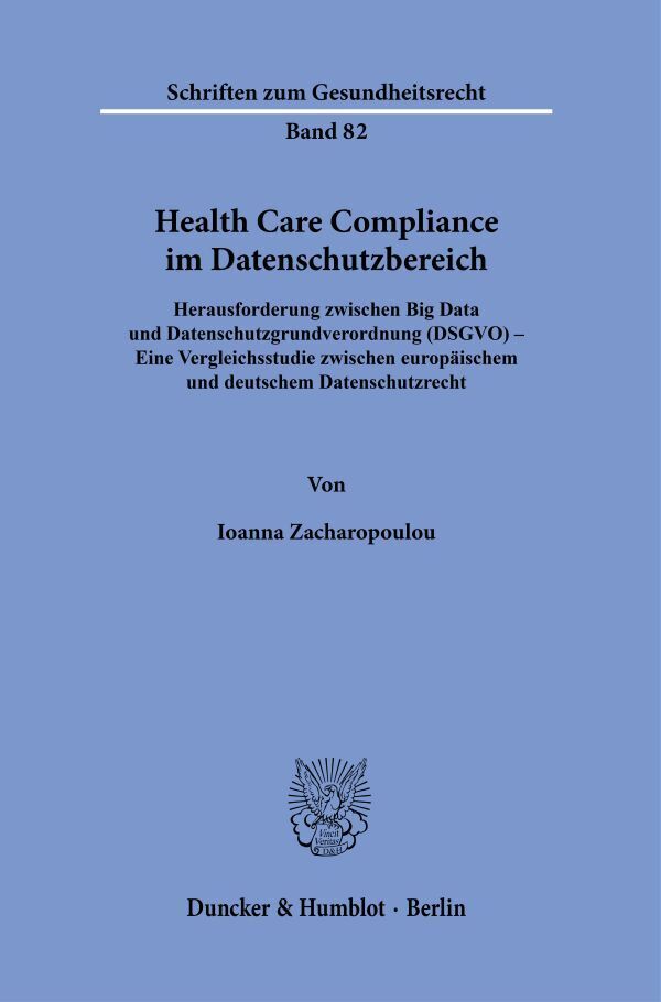 Health Care Compliance im Datenschutzbereich main product photo