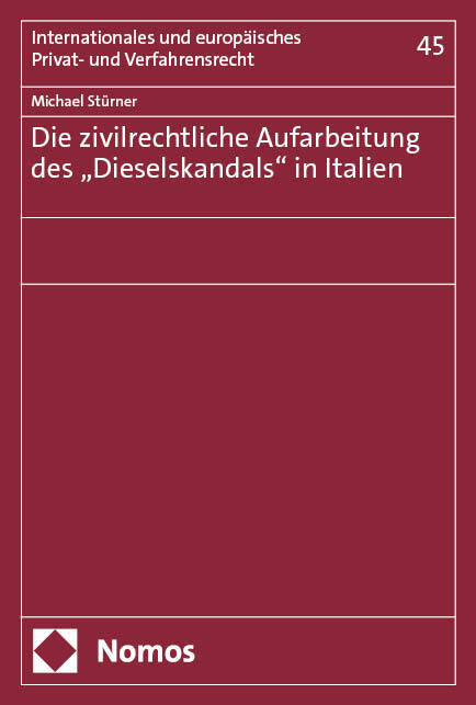 Die zivilrechtliche Aufarbeitung des "Dieselskandals" in Italien main product photo