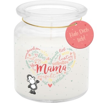 Kerze im Glas Mama Herz