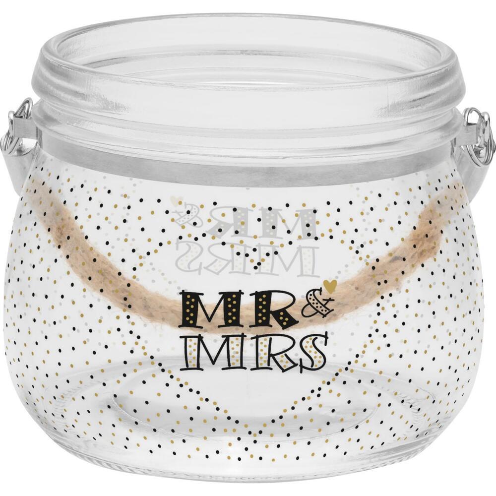 Windlicht klein Mr. & Mrs. main product photo