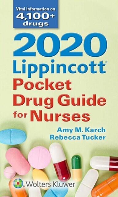 2020 Lippincott Pocket Drug Guide for Nurses main product photo