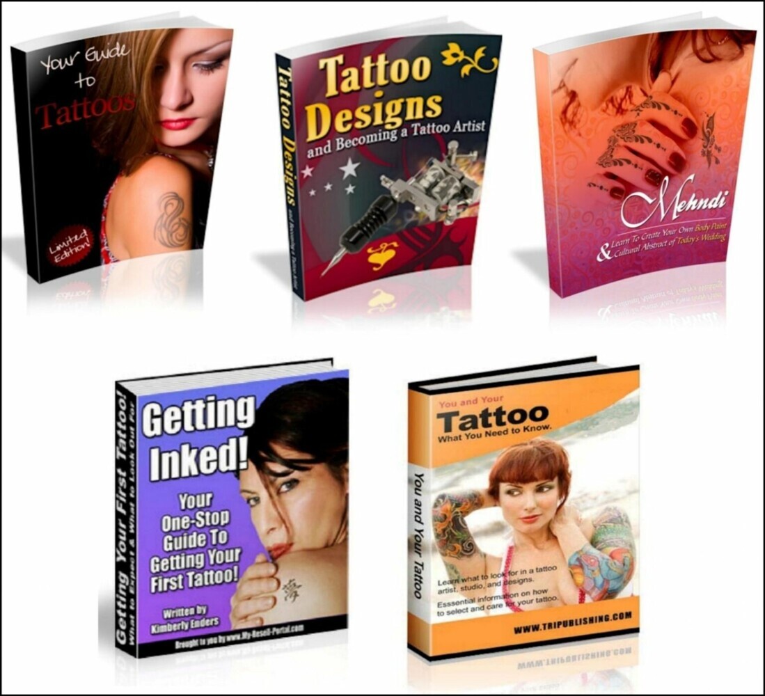 5 Ebooks: Alles Wissenswerte über Tattoos. main product photo