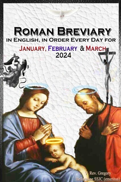 Roman Breviary in English, in Order, Every Day for January, February, March 2024 main product photo