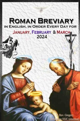 Roman Breviary in English, in Order, Every Day for January, February, March 2024
