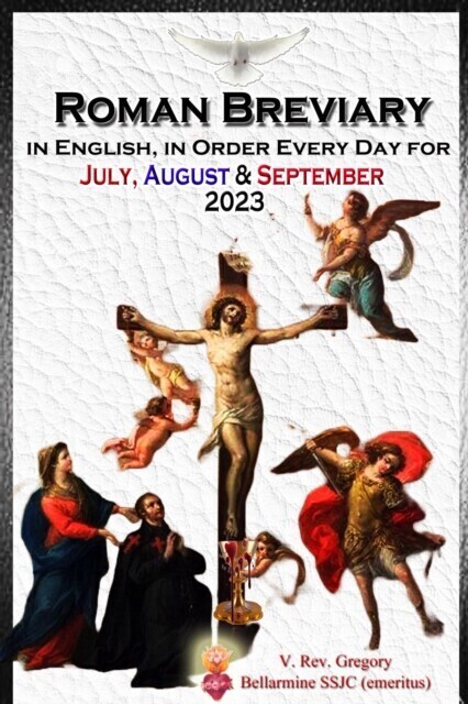 Roman Breviary in English, in Order, Every Day for July, August, September 2023 main product photo