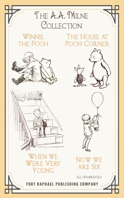 A.A. Milne Collection - Winnie-the-Pooh - The House at Pooh Corner - When We Were Very Young - Now We Are Six - Unabridged main product photo