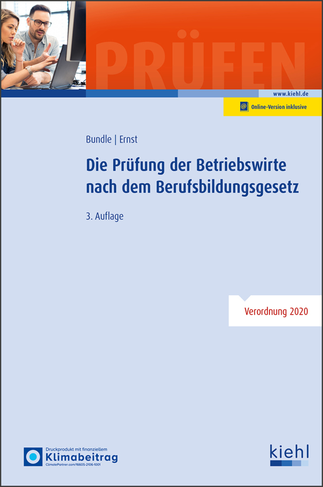 Die Prüfung der Betriebswirte nach dem Berufsbildungsgesetz main product photo