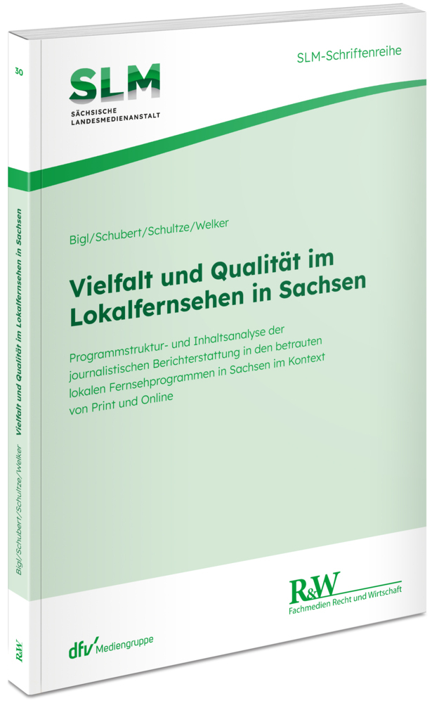 Vielfalt und Qualität im Lokalfernsehen in Sachsen main product photo