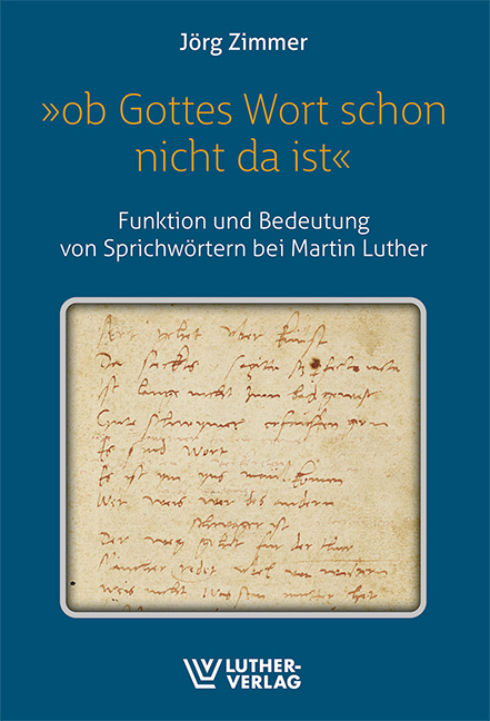 »Ob Gottes wort schon nicht da ist« main product photo