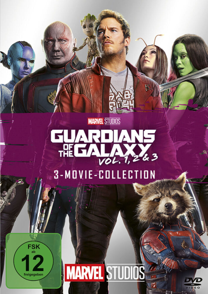 Guardians of the Galaxy 3-Movie-Collection, 3 DVD main product photo