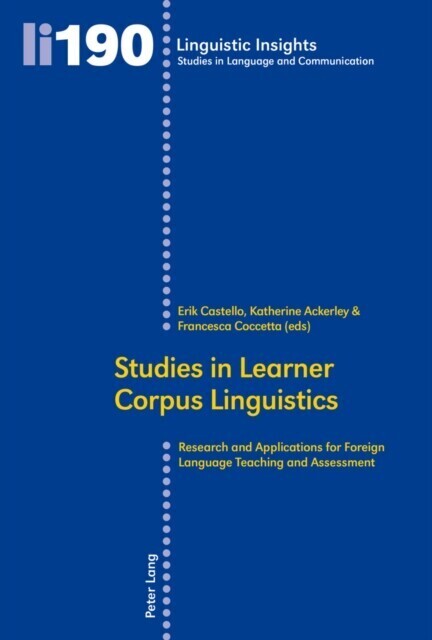 Studies in Learner Corpus Linguistics main product photo