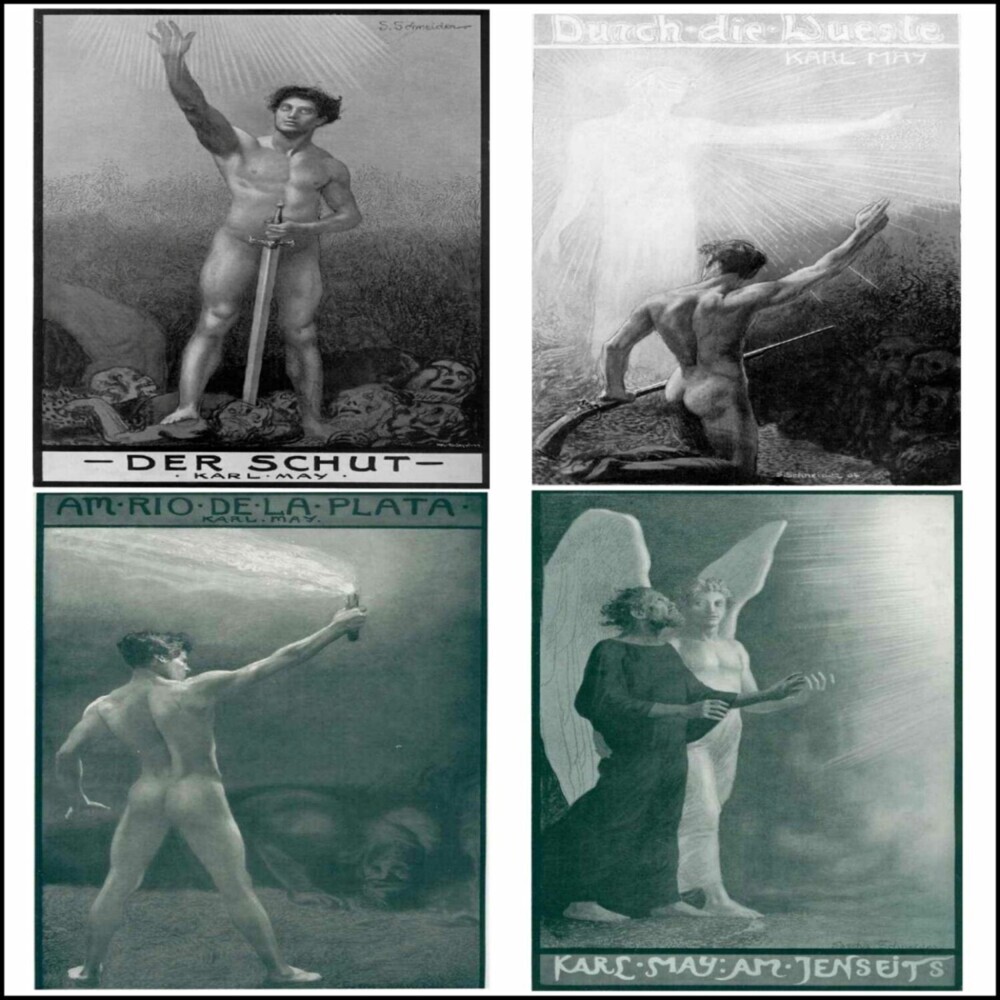 4 Karl May Bestseller: Der Schut-Durch die Wüste-Am Rio de la Plata-Am Jenseits. main product photo