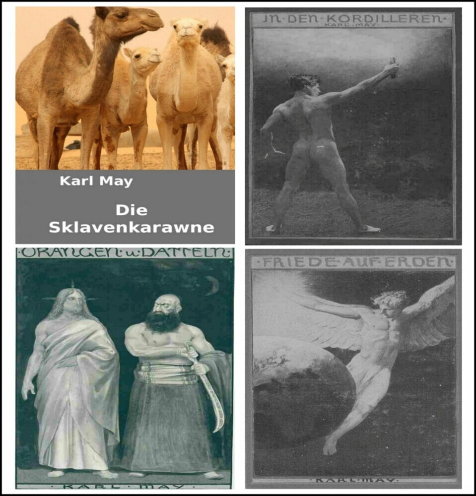 4 Karl May Bestseller: Die Sklavenkarawane-In den Kordilleren-Orangen und Datteln-Friede auf Erden. main product photo