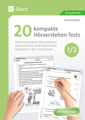20 kompakte Hörverstehen-Tests für Klasse 1/2
