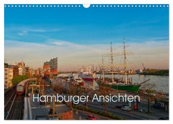 Hamburger Ansichten (Wandkalender 2026 DIN A3 quer), CALVENDO Monatskalender