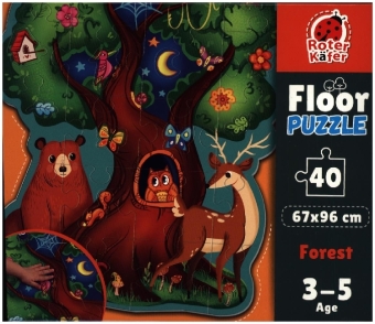 Puzzle Roter Käfer Bodenpuzzle Waldtiere  RK7010-04