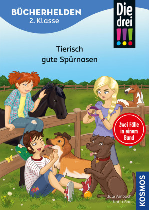 Die drei !!!, Bücherhelden 2. Klasse, Doppelband, Tierisch gu...