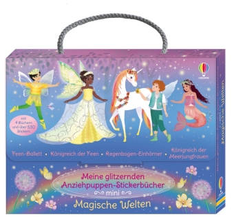 Meine glitzernden Anziehpuppen-Stickerbücher mini: Magische W...