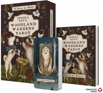 Woodland Wardens Tarot - Set mit Booklet u. 78 Karten, m. 1 Be...