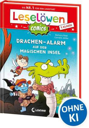 Leselöwen Comics 1. Klasse - Drachen-Alarm auf der magischen ...