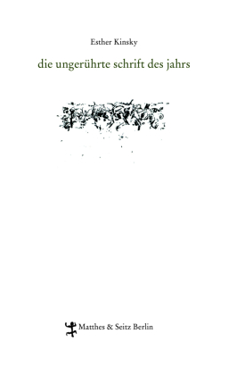 die ungerührte schrift des jahrs