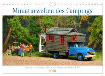 Miniaturwelten des Campings (Wandkalender 2026 DIN A4 quer), C...