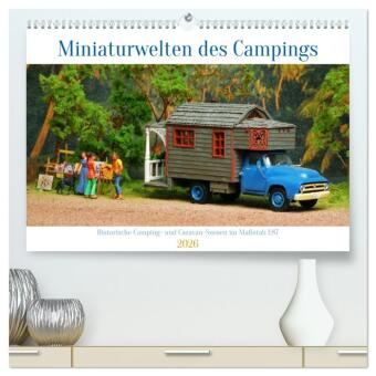 Miniaturwelten des Campings (hochwertiger Premium Wandkalender...