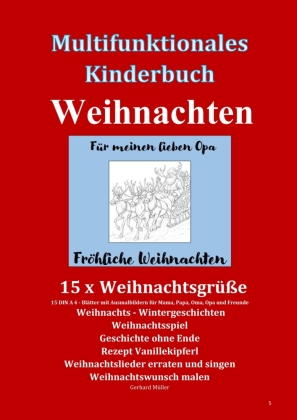 Multifunktionales Kinderbuch Weihnachten