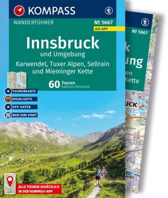 KOMPASS Wanderführer Innsbruck und Umgebung, Karwendel, Tuxer...
