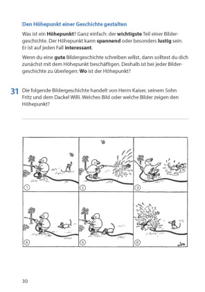 Deutsch 4./5. Klasse Übungsheft - Bildergeschichte
