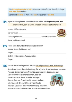 Deutsch 4. Klasse Übungsheft - Grammatik